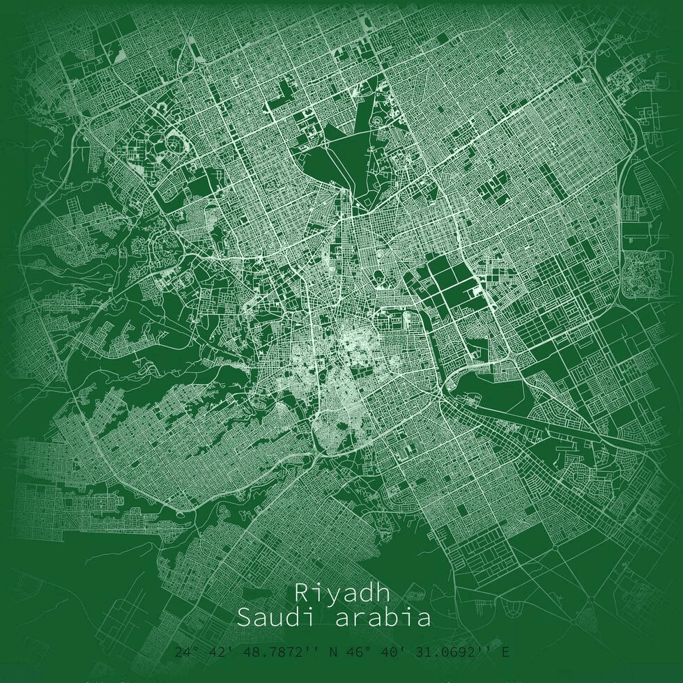 Map showing our office location in Riyadh, Saudi Arabia